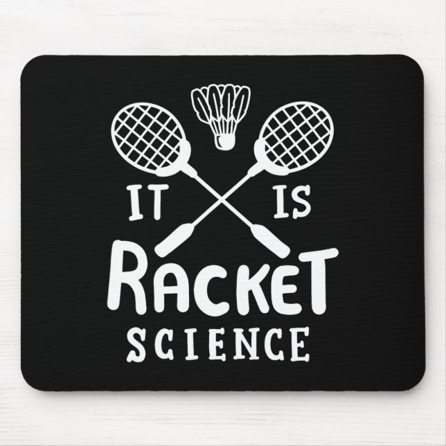 Badminton det är Racket Science Musmatta (Framsidan)
