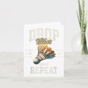 Badminton Drop Clear Smash Repeat Shuttle Kort