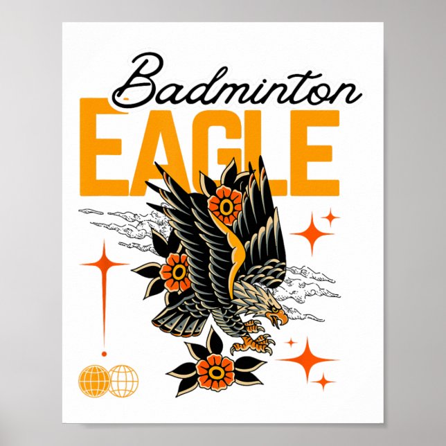 Badminton Eagle Poster (Framsidan)