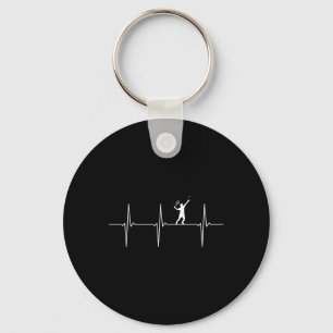 Badminton Ecg Heartslag Shuttle Pulse Frequency Nyckelring