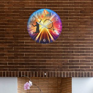 Badminton Enthusiast's Wall Clock Stor Klocka