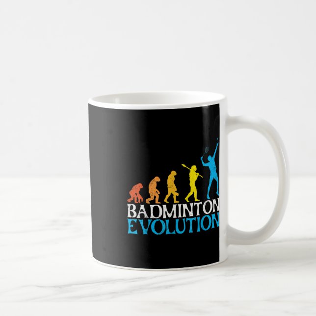Badminton Evolution Monkey Badminton Spelare Badmi Kaffemugg (Höger)