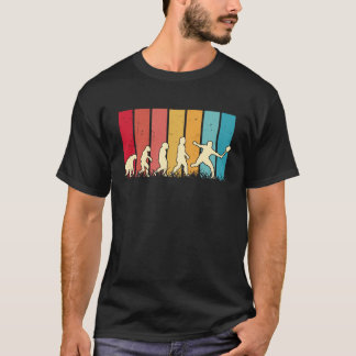 Badminton Evolution Retro Badminton Player Badmint T Shirt