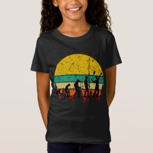 Badminton Evolution Retro Badminton Player T Shirt
