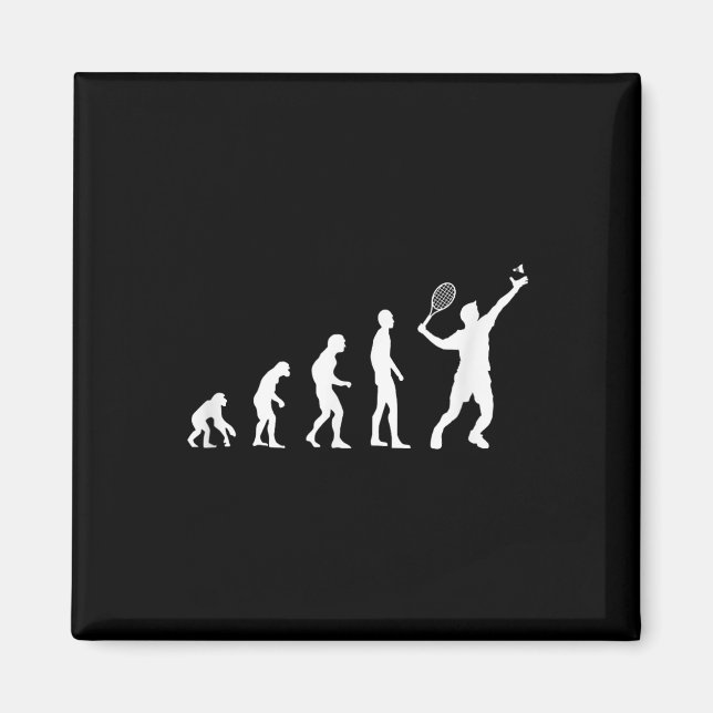 Badminton Evolution Shuttle Roligt  Magnet (Framsidan)