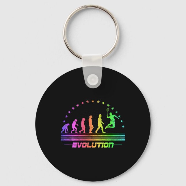 Badminton Evolutions Retro Shuttle Manar Badmi Nyckelring (Framsida)