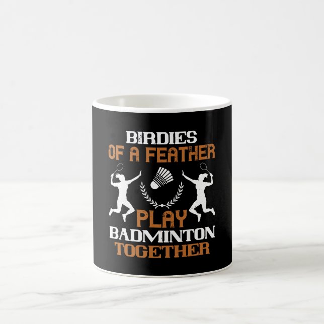 Badminton - Fåglar av fjäder Kaffemugg (Center)