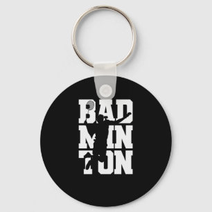 Badminton Federball Badmintonschläger Sport Nyckelring
