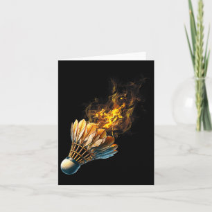 Badminton Flames Shuttle Fire Boll Kort