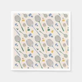 Badminton Födelsedagsfest Pappersservett