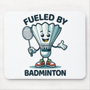 Badminton Forever Tecknad Shuttle and Racket Graph Musmatta