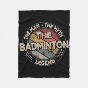 Badminton-förklaringen Retro Shuttle Manar Badmint Fleecefilt