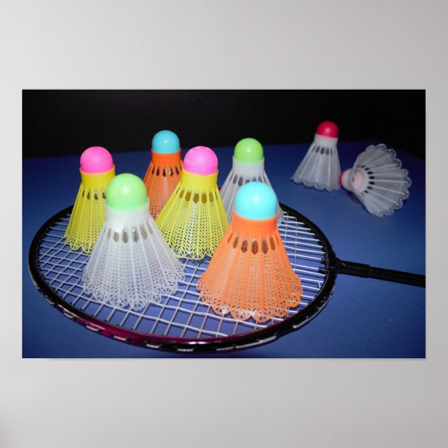 Badminton Foto Poster (Framsidan)