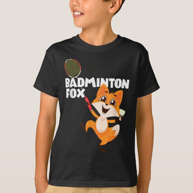 Badminton Fox T Shirt (Framsida)