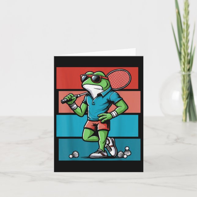 Badminton Frog Shuttle Poona Kort (Framsida)
