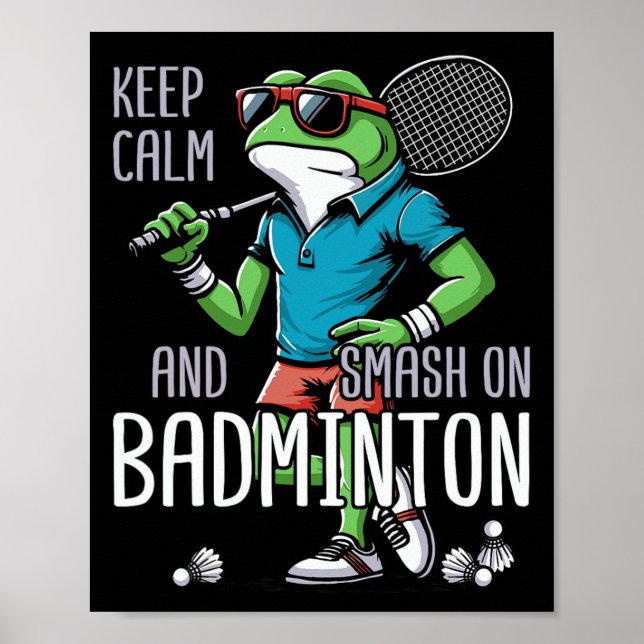 Badminton Frog Shuttle Poona Poster (Framsidan)