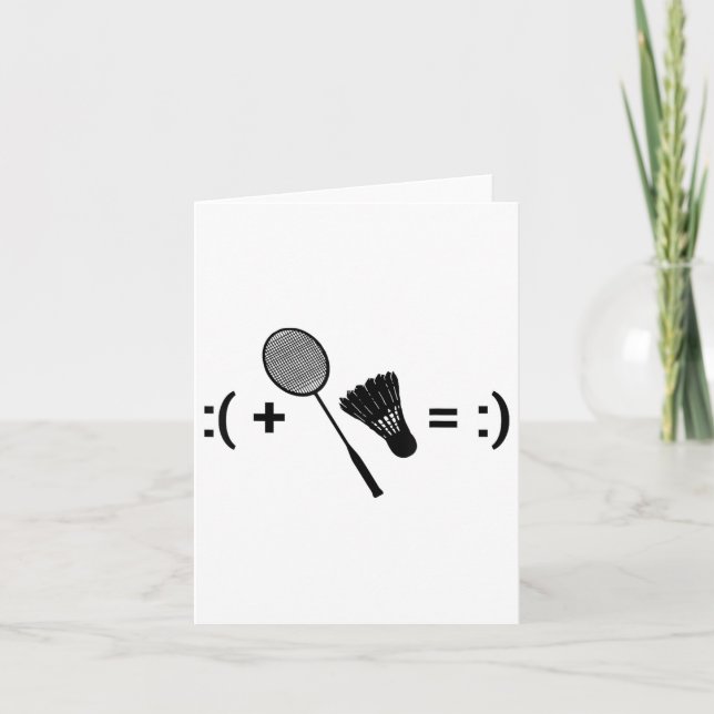 Badminton Game Shuttle Sport Badminton Kort (Framsida)