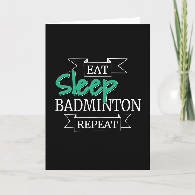 Badminton Gift Kort (Framsida)