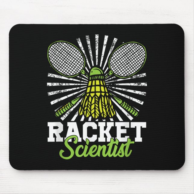 Badminton Gift Shuttle Racket Scientist Badminton Musmatta (Framsidan)