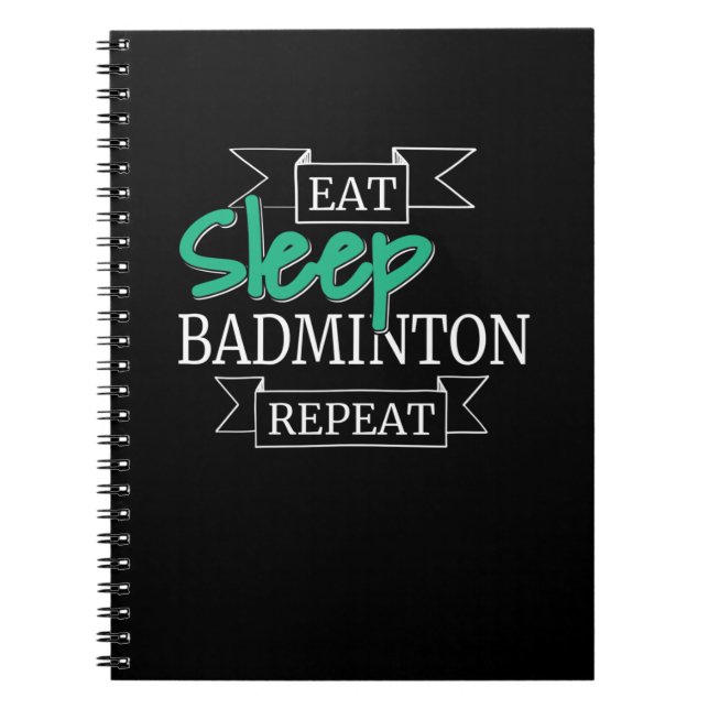 Badminton Gifts Anteckningsbok (Framsidan)