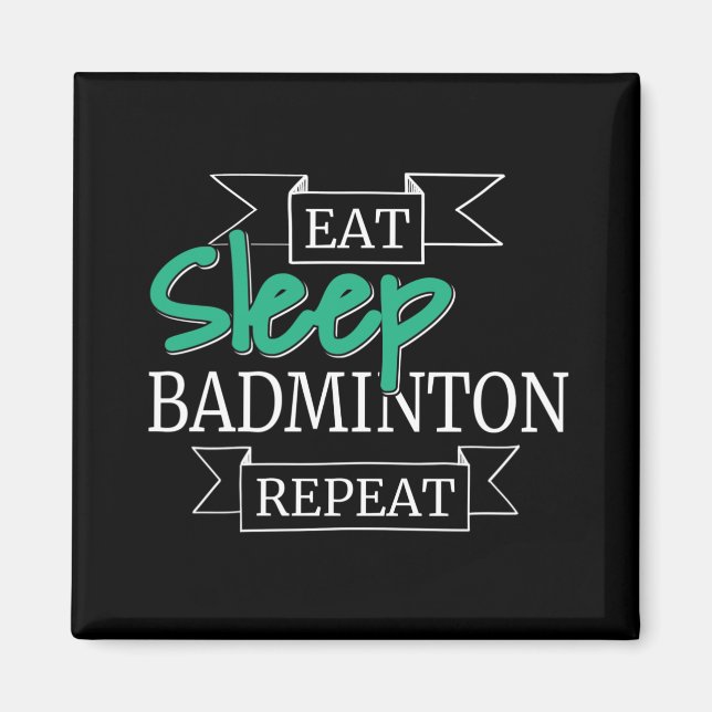 Badminton Gifts Magnet (Framsidan)