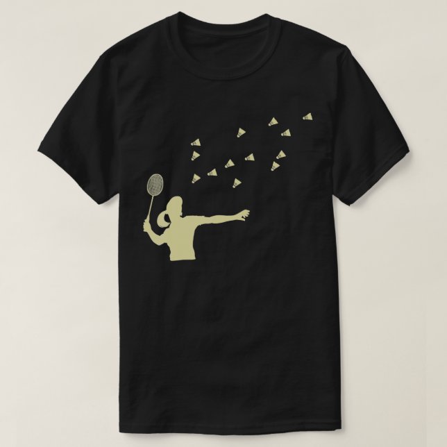 Badminton Girl  Badminton Woman Girl Badminton Rac T Shirt (Design framsida)