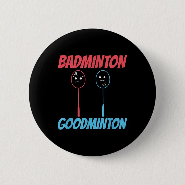 Badminton Goodminton Racket Meme  Knapp (Framsida)