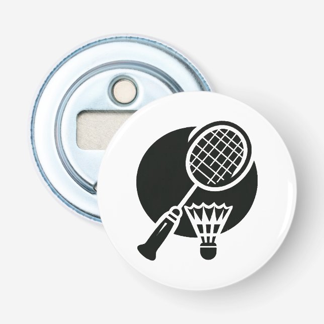 Badminton Grafik Flasköppnare (Framsidan)
