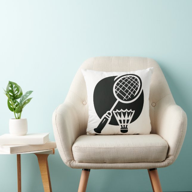 Badminton Grafik Kudde (Stol)