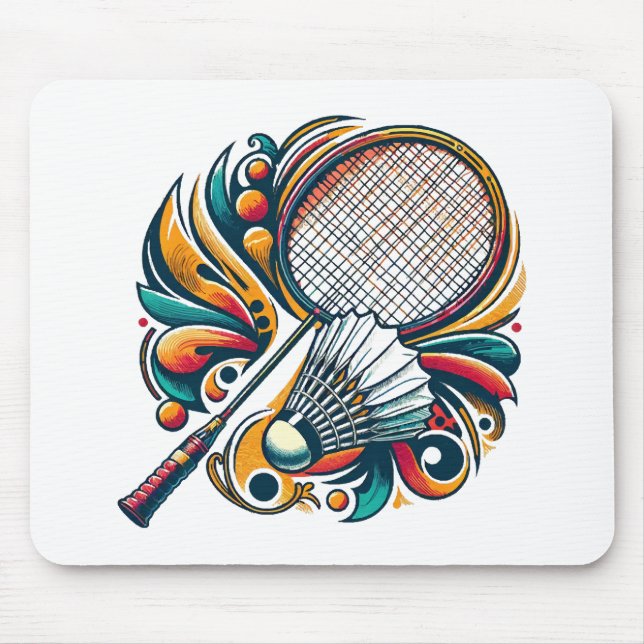 Badminton Grafik Musmatta (Framsidan)