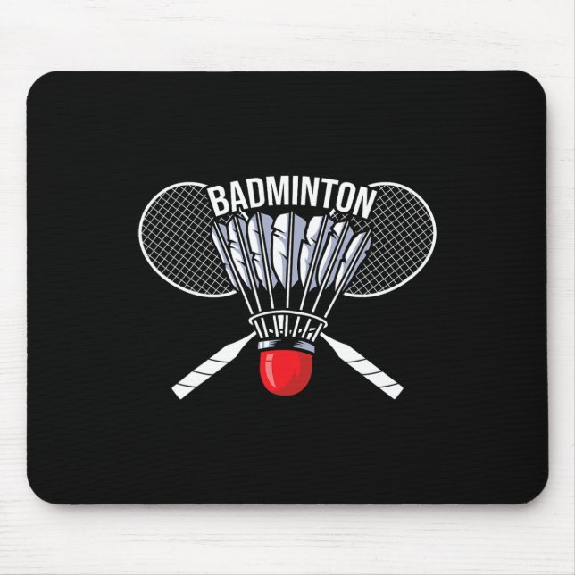 Badminton Graphic Badminton Player Shuttle Sports Musmatta (Framsidan)