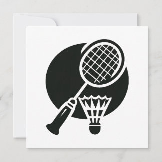 Badminton Graphic Inbjudningar
