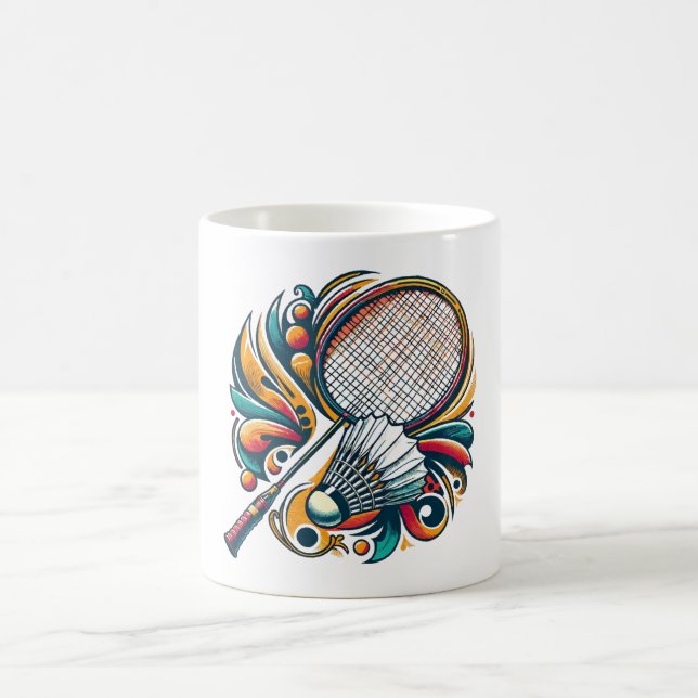 Badminton Graphic Kaffemugg (Center)