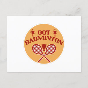 Badminton - Har Badminton Vykort