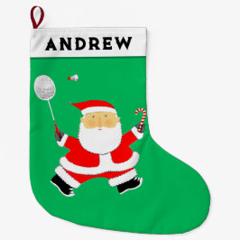 Badminton Helgdag Gift Stor Julstrumpa