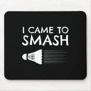 Badminton Humor Smash Shuttle Fågel Sport Musmatta