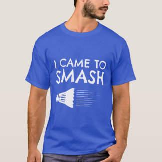 Badminton Humor Smash Shuttlecock Birdie Sport gif T Shirt