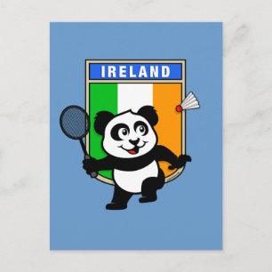 Badminton Ireland Panda Vykort
