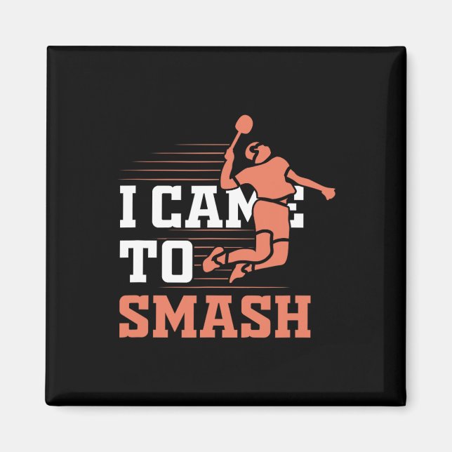 Badminton jag kom till Smash Magnet (Framsidan)