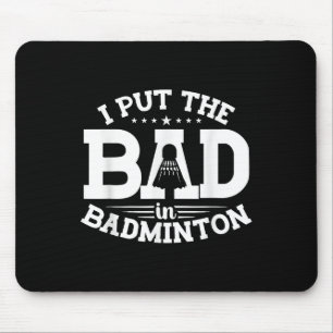 Badminton, jag sätter det dåliga i badminton, roli musmatta