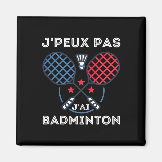 Badminton Jersey Magnet (Framsidan)