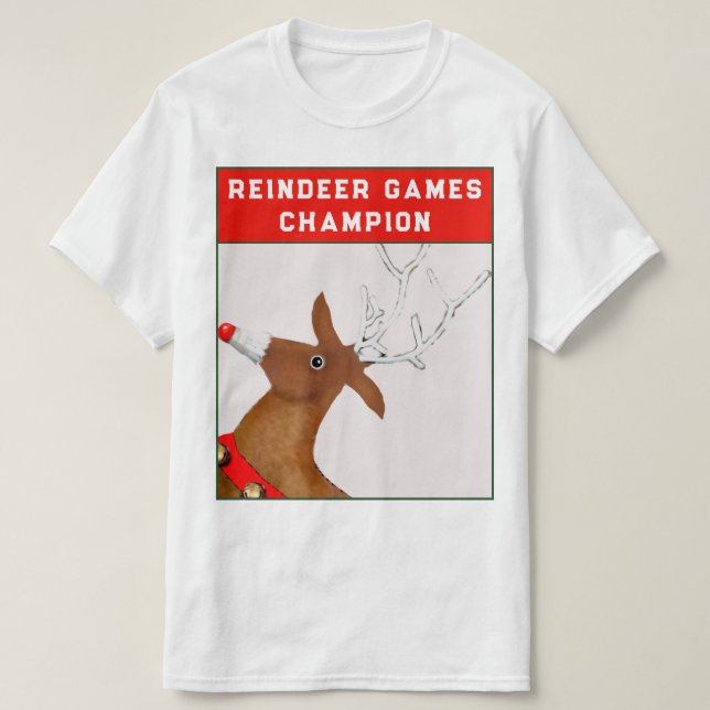 Badminton jul-Helgdag T Shirt (Design framsida)