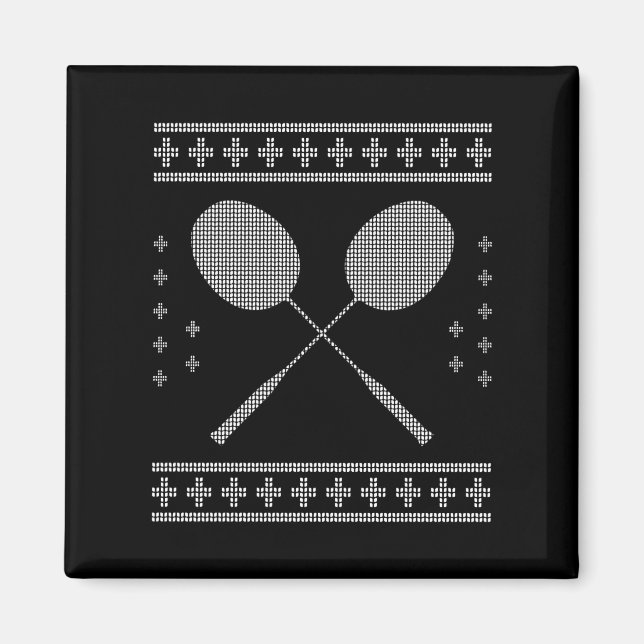 Badminton-jul Magnet (Framsidan)