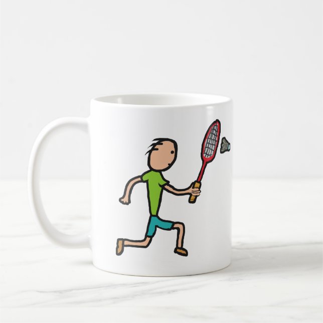 Badminton Kaffemugg (Vänster)