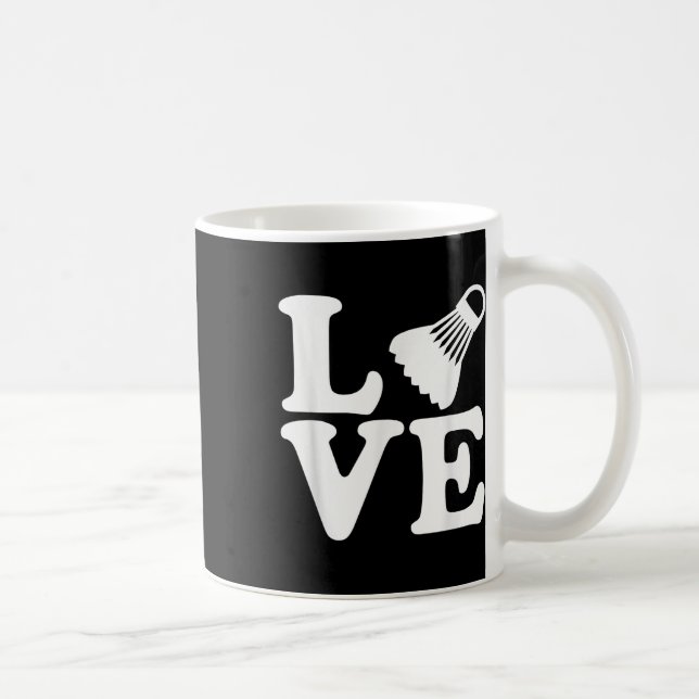 Badminton Kärlek Kaffemugg (Höger)