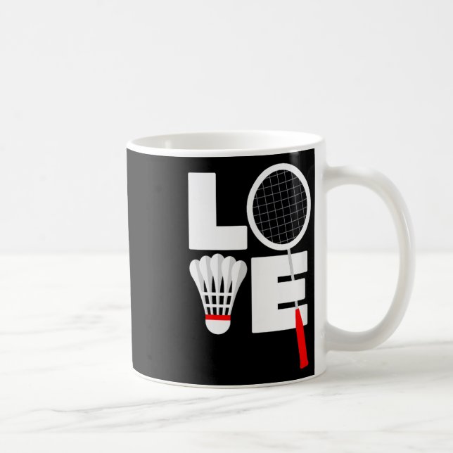 Badminton Kärlek Kaffemugg (Höger)