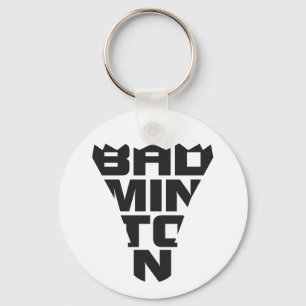 Badminton Keychain Nyckelring