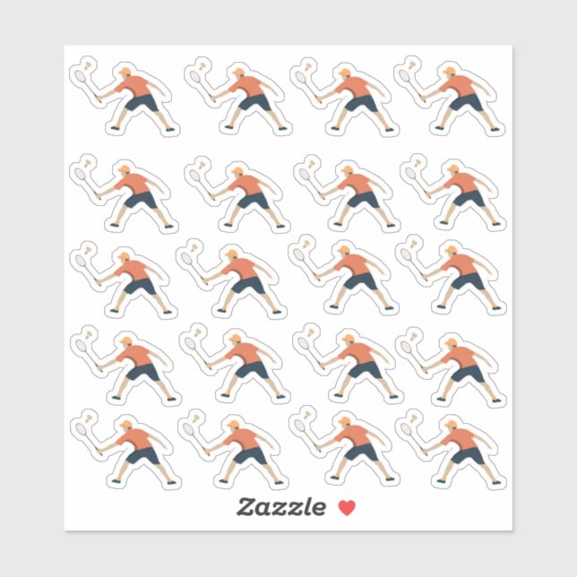 Badminton Klistermärken (Ark)