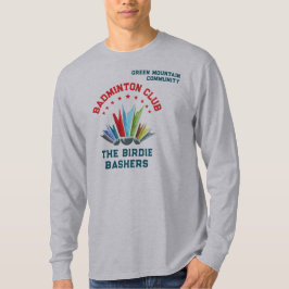 Badminton Klubblag Organisation Teamnamn T Shirt