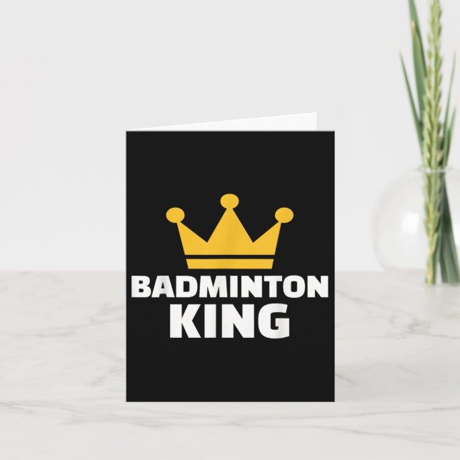 Badminton Kung Kort (Framsida)